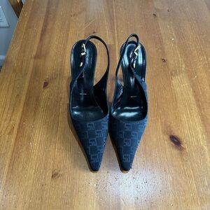 St. John  vintage Black Heels size 10B